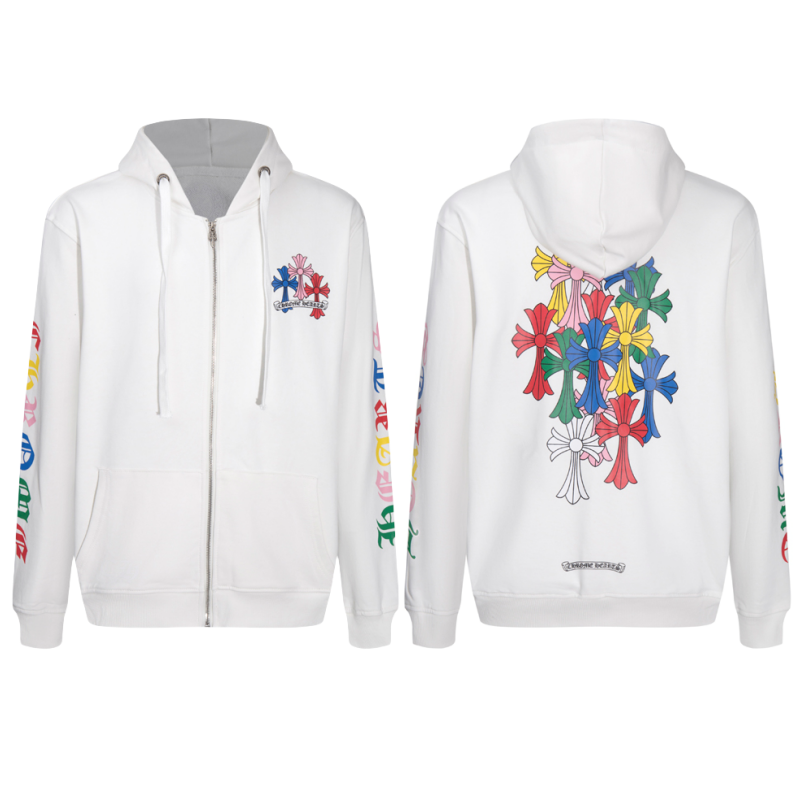 Chrome Hearts New Zip Up Hoodie 5010